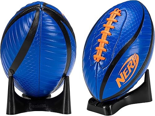 Miniatura 6 de NERF Juego de poste de portería de fútbol Punt and Pass juego completo todo en uno objetivos extraíbles incluidos