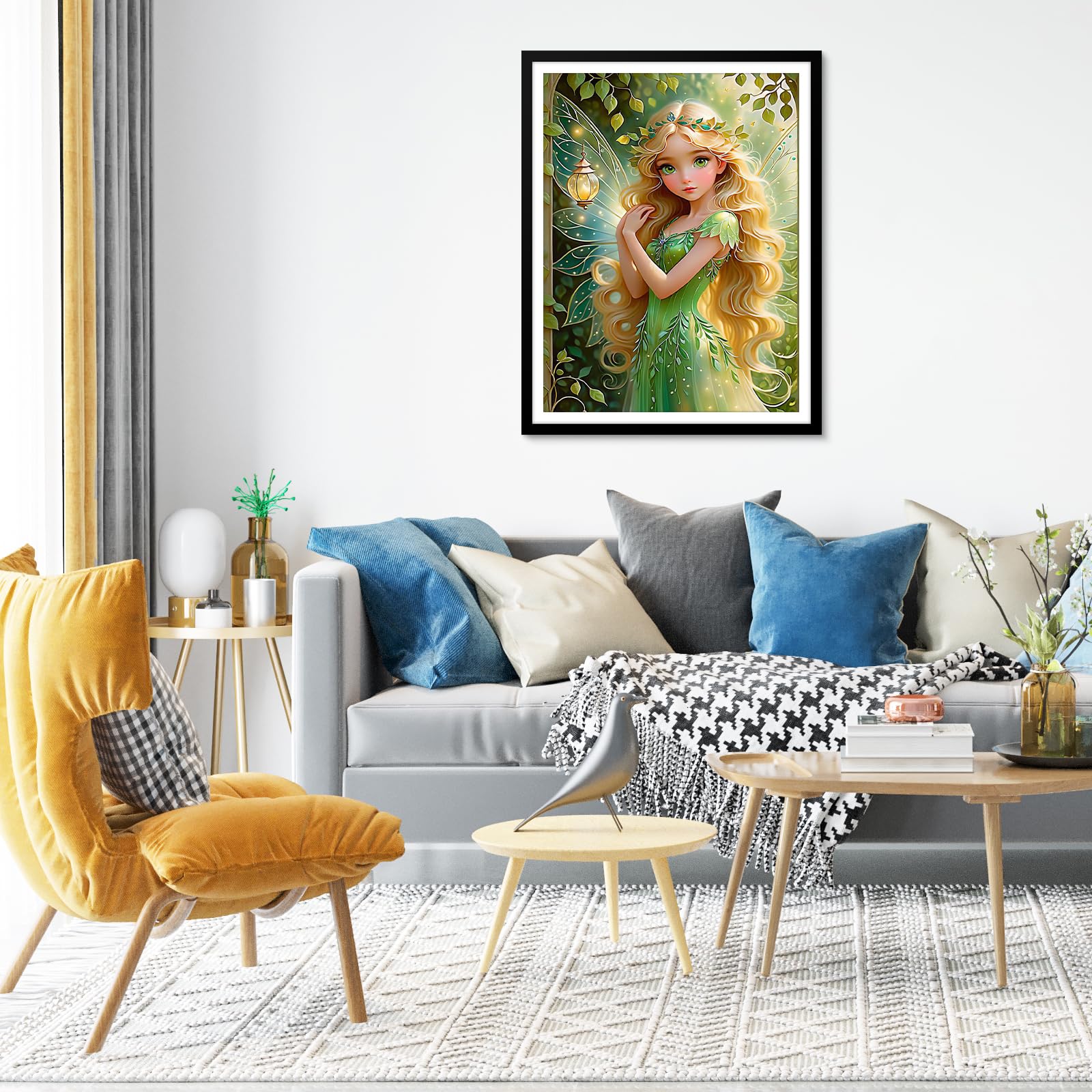 QENSPE 5D Diamond Painting Farfalla Colorata Kit per Diamond