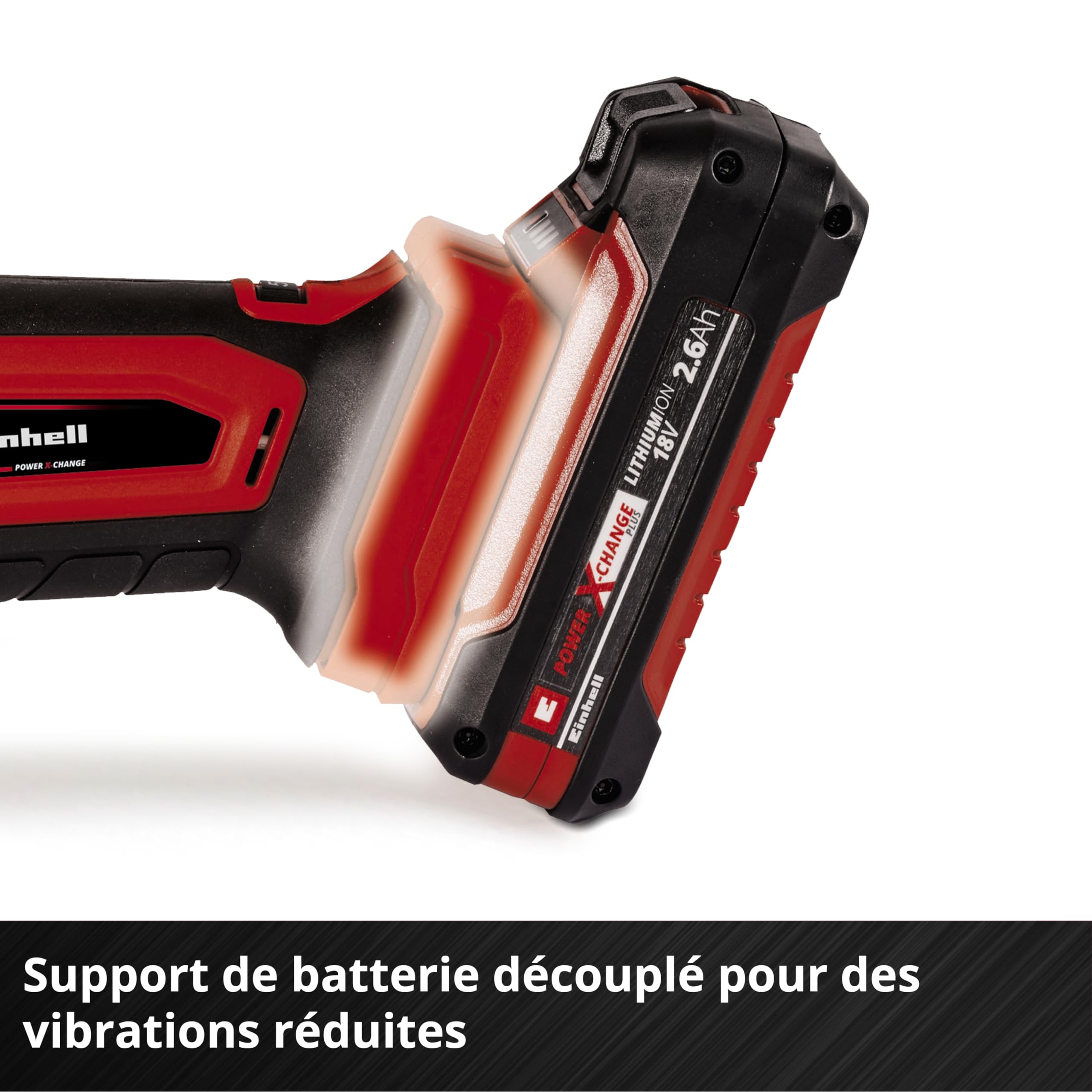 Einhell Outil multifonction sans fil TC-MG 18 Li - Solo Power X-Change (18V, 11000-20000 min.-1, porte-outil réglable en 12 directions) Livré sans Batterie ni Chargeur