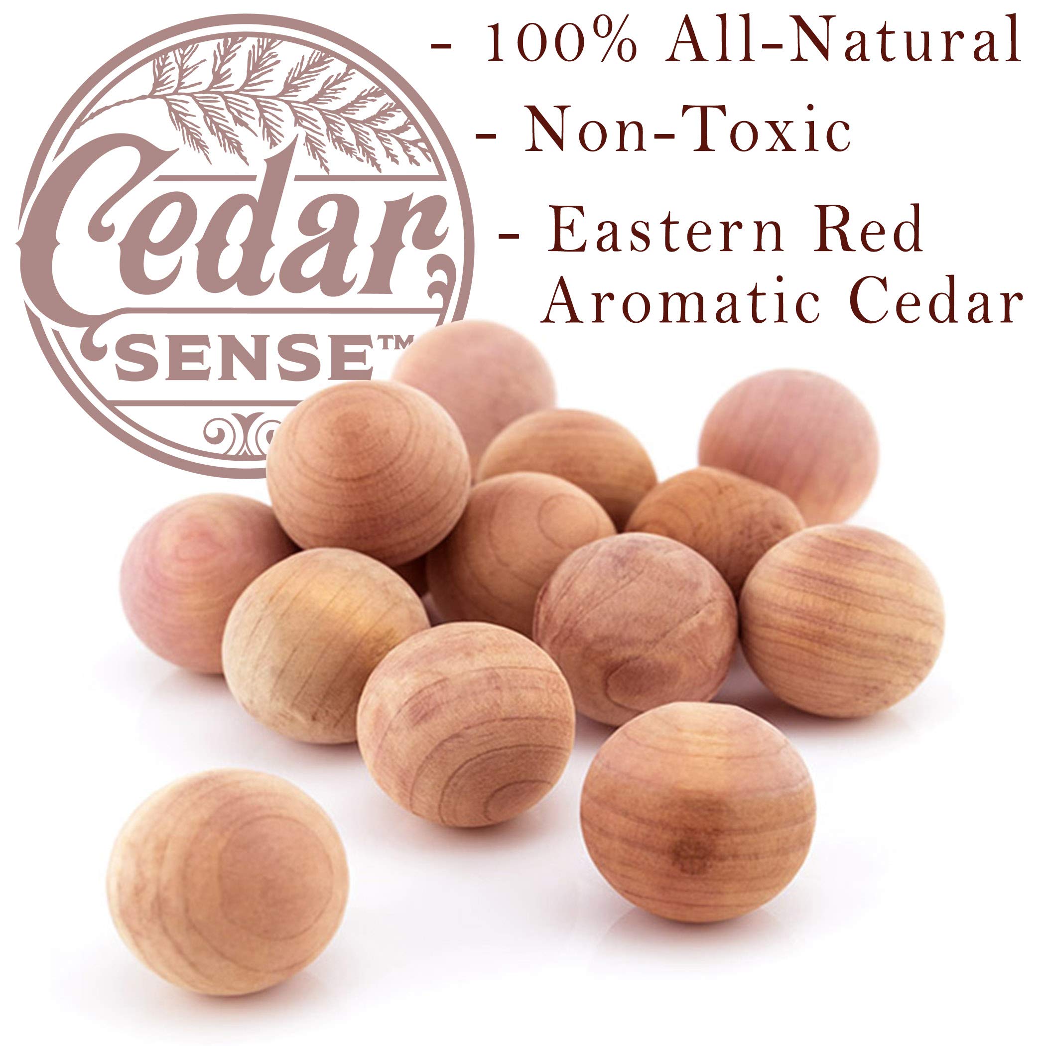 Cedar Sense Cedar Balls 60 Pack Cedar Blocks for Clothes Storage Cedar for Closets