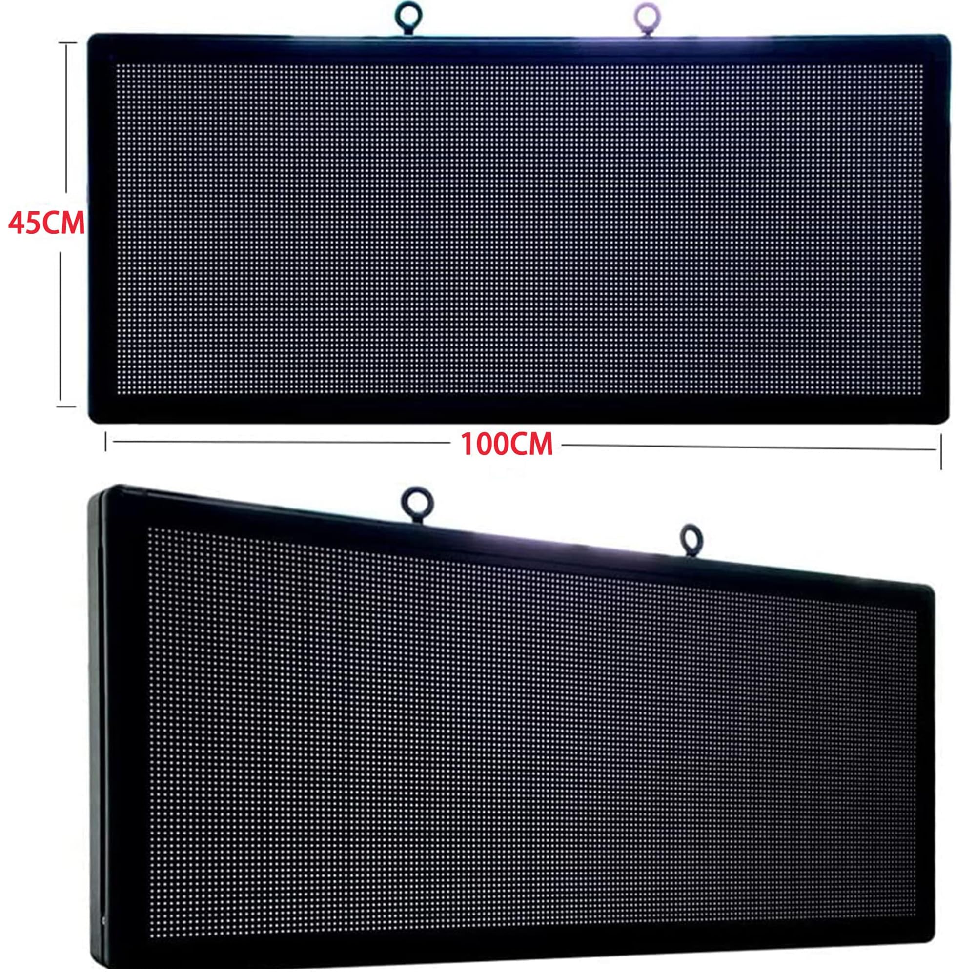 Amazon | 屋外用 看板 103X45CM 電光掲示板 横纵两用型 電光広告器