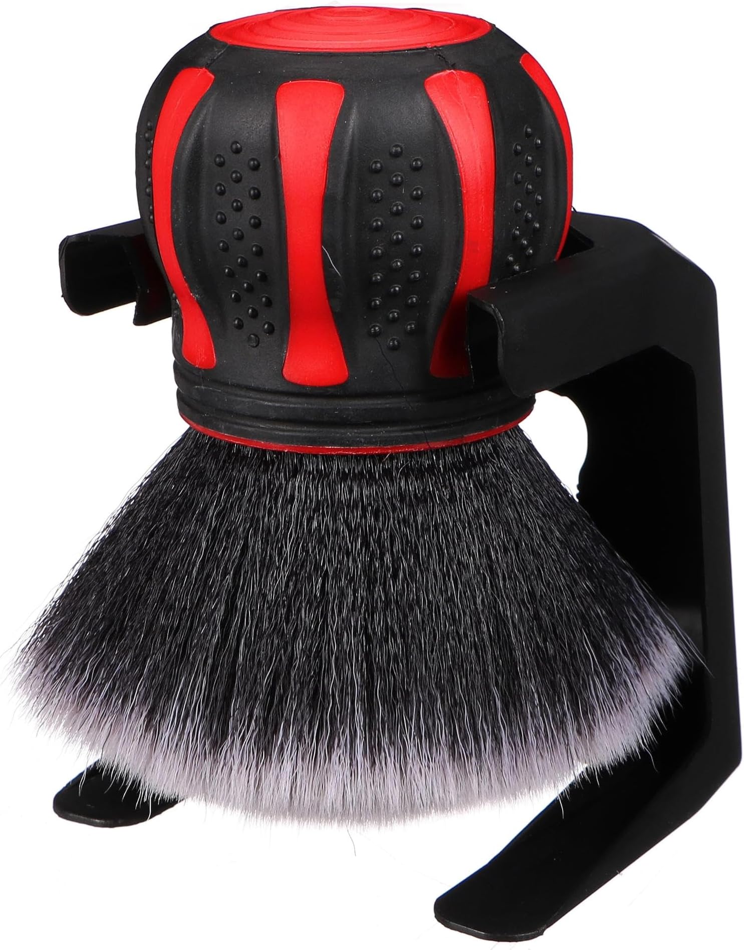CAR DETAILING BRUSH BALL | Large Soft Brush with Stand | Ergonomic Design | Silk Bristles | Universal Cleaning Tool