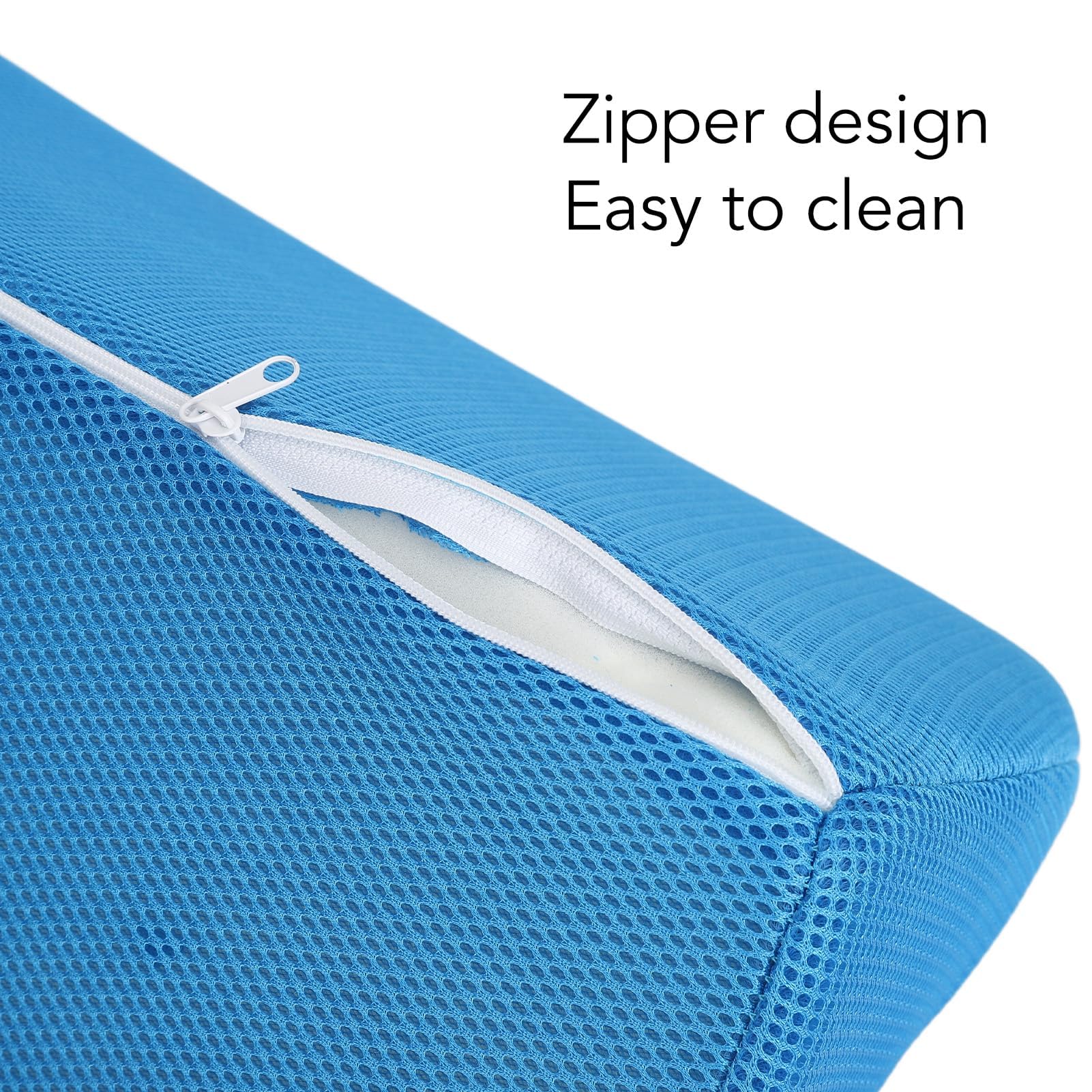 Cuscino ergonomico triangolare a cuneo per dormire Cuscino inclinato Cuscino di supporto adatto per gravidanza e chirurgia Previene il mal di letto per supporto per gambe e schiena