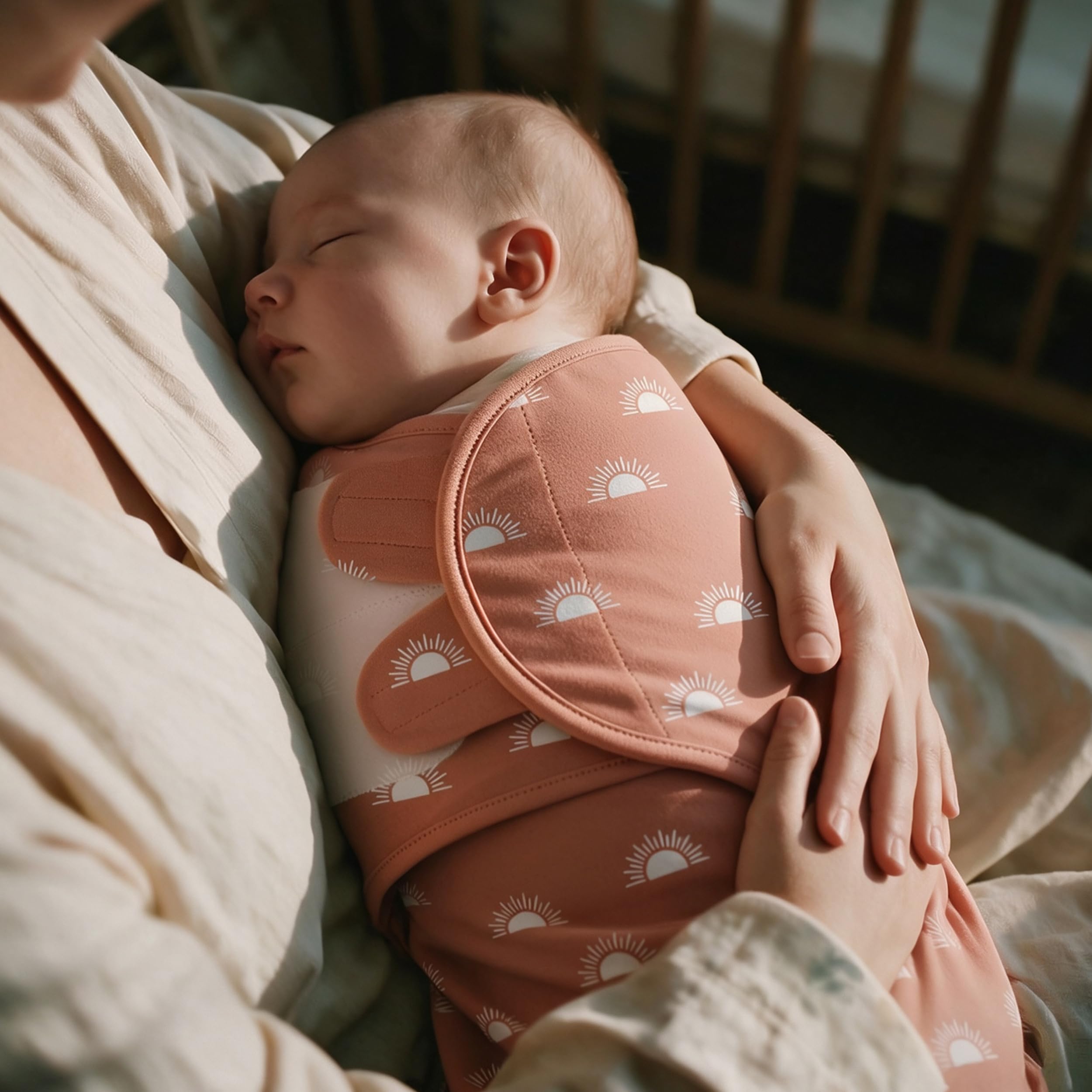 GLLQUEN BABY Swaddles for Newborns 0-3 Months, Adjustable & Easy Fastener