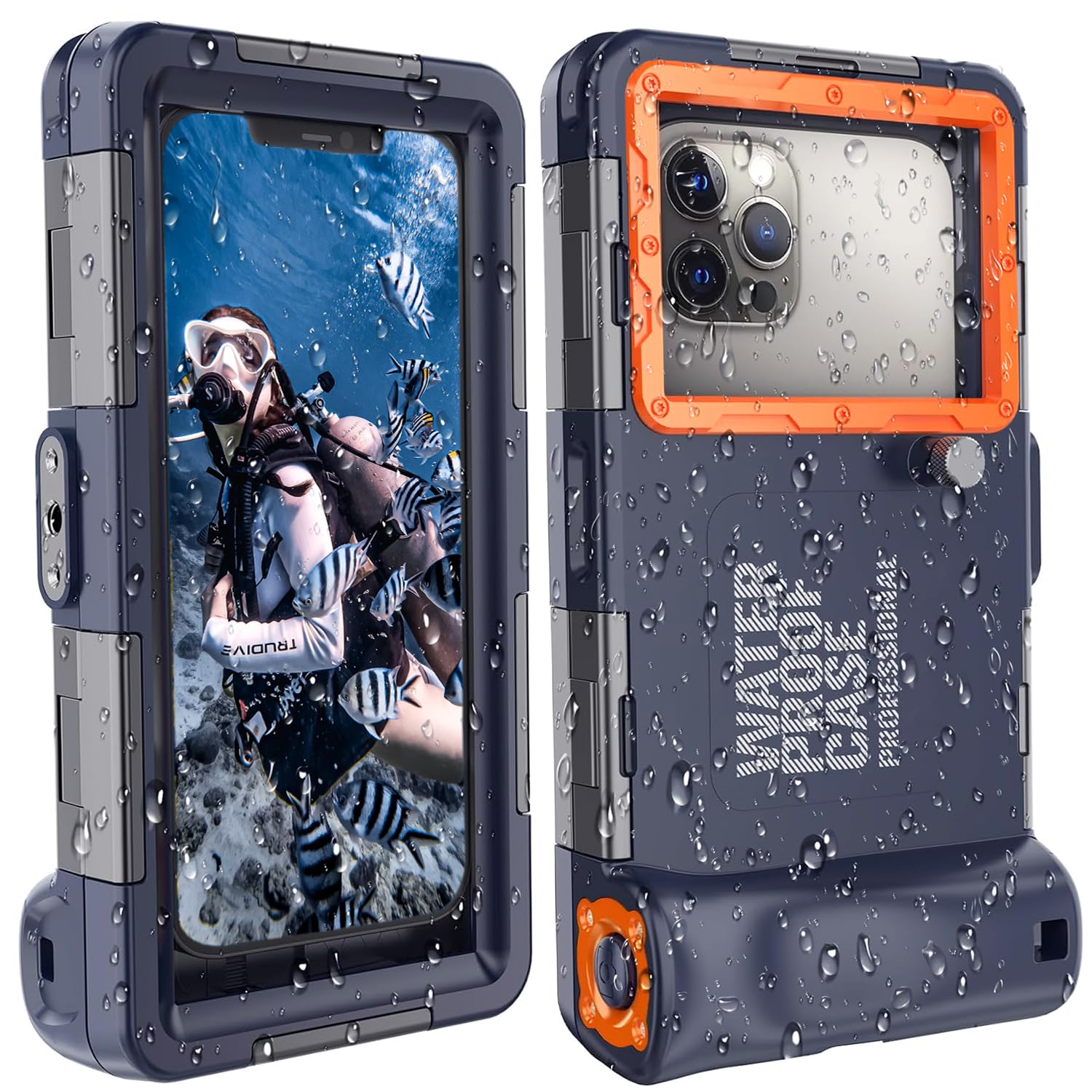 CarGad 2026 Underwater Phone Cases for Snorkeling, Waterproof Phone Case for Phone 17/16/15/14/13/12Pro Max for Galaxy S25/S24/S23/S22/S21,Scuba