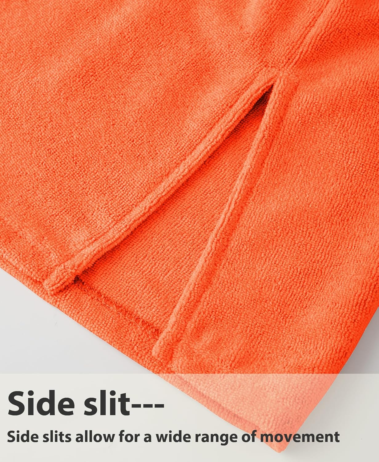 MissShorthair Hooded Towel Robe for Kid, Zipper Beach Cover Up, Swim Changing Robe for Boy, Girls Bath Towelling Poncho