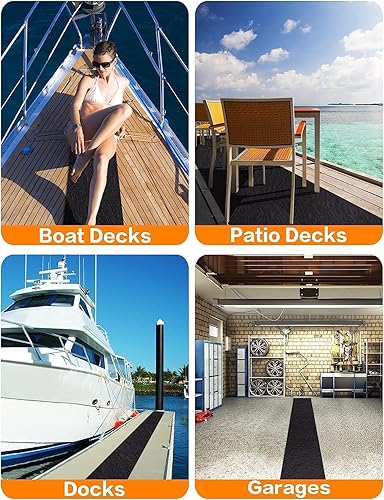 Miniatura 7 de PAMASE Boat Trailer Bunk Carpet - Ultra Thick 13ft*9in Wear-Resistant Marine Carpeting Covers for Boat Lift Bunks, Shock Absorption Padding Mats