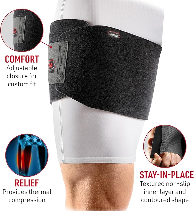 McDavid 475 Venda Inguinal Ajustable, Negro miniatura 2