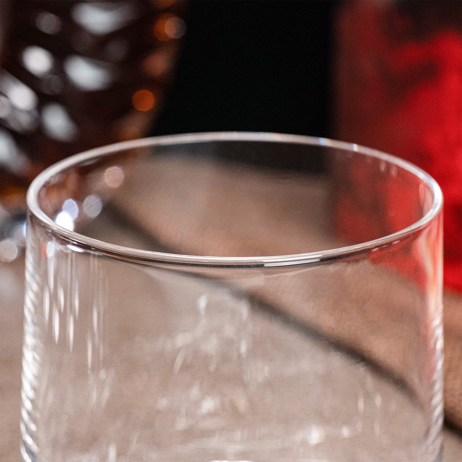 Vasos de whisky, vasos de ron, vasos escoceses de alta calidad, cristalería de estilo para bourbon, vasos grandes con forma de montaña de fondo grueso, vidrio soplado a mano, cristalería de bar de