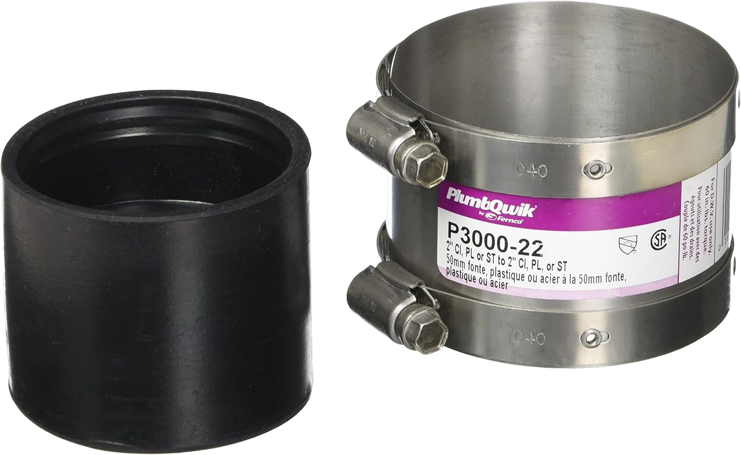 Fernco P300022 2Inch Proflex Shielded Specialty Couplings Amazon.co