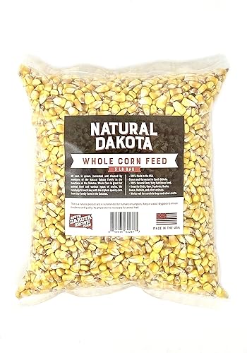 Natural Dakota Alimento entero para maíz (pájaros, ardillas de ciervo, vida silvestre) 100% natural. Maíz nutritivo de grano entero. Dakota del Sur