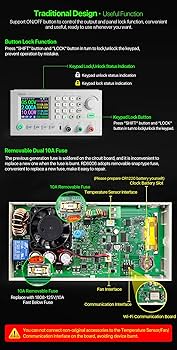 Amazon.co.jp: RD RD6006/RD6006W USB/WiFi 60V 6A DC DC