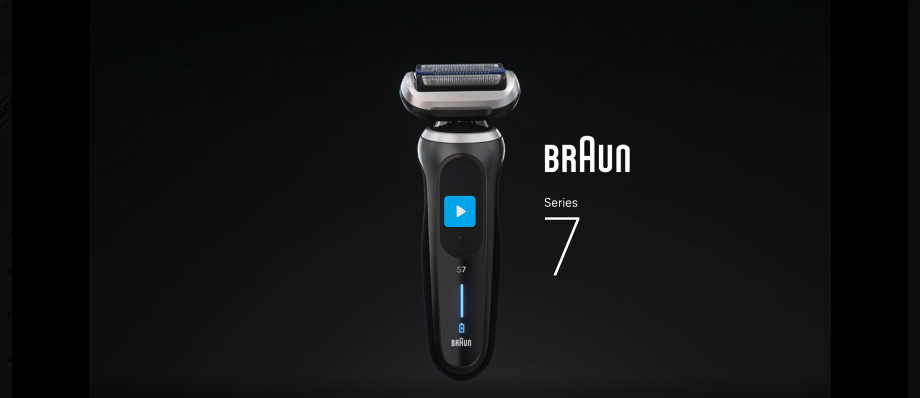 Amazon.com: Braun Series 7 Electric Shaver for Men, Wet & Dry Foil