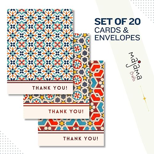 Miniatura 4 de 20 tarjetas de agradecimiento premium con sobres, profesionales de 4 x 6, elegantes tarjetas de agradecimiento para profesionales de negocios,