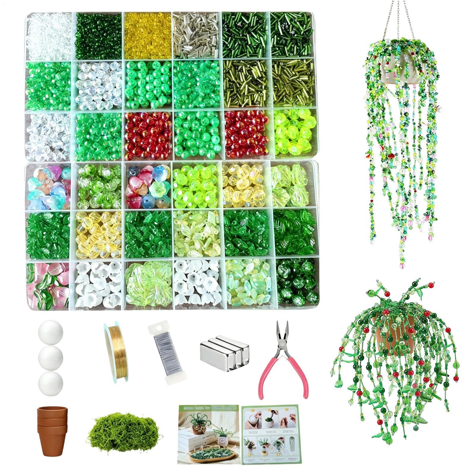 Zestaw DIY Koralikowa Roślina DIY Zestawy Do Koralikowania, Sztuczna