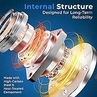 Vista 2 de Buje de rueda delantera de repuesto y conjunto de rodamientos para Chrysler Sebring Dodge Stratus Sedan 1996-2006