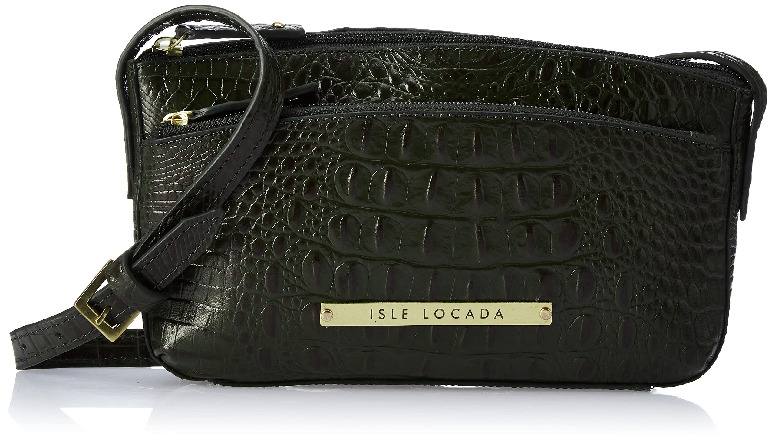 Isle Locada by Hidesign Womens Crossbody bag (Emerald) (B0B5XRD5TB) Amazon Price History, Amazon Price Tracker