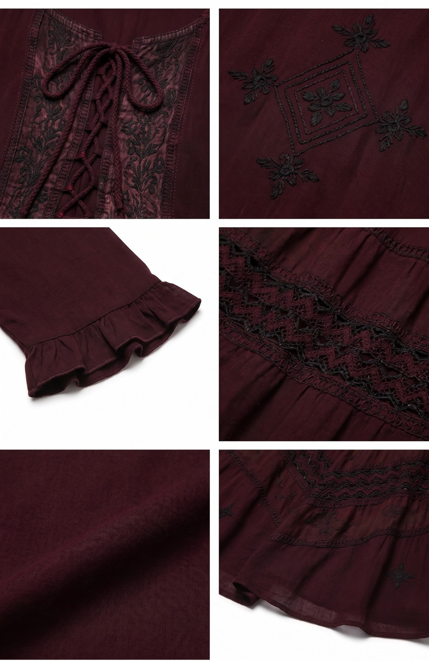 Sakkas Mirabel Robe Manches Kimono Style Corsage Floral Délavée Brodée