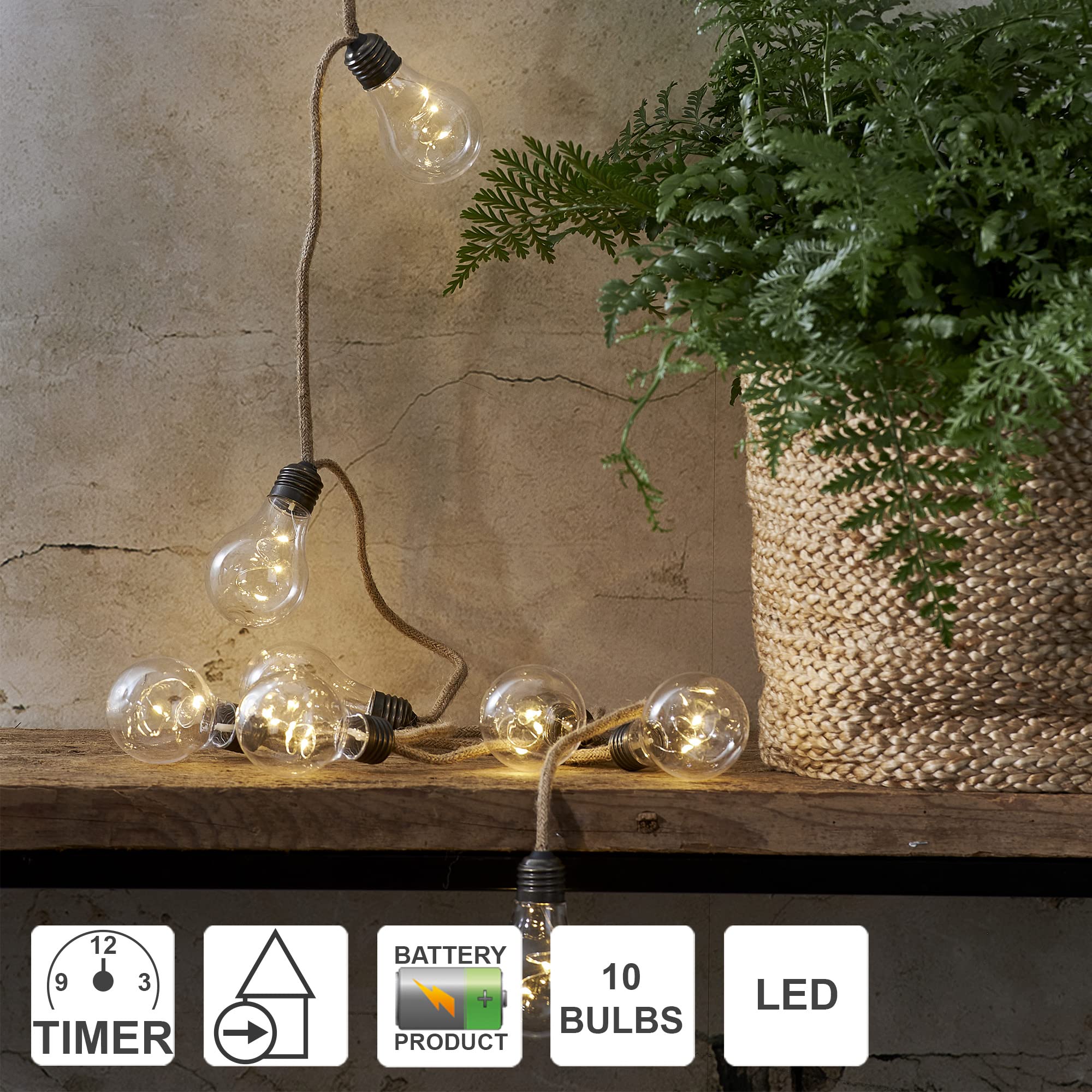 Catena luminosa a LED per esterni, lunghezza 6 m Berry Mini - Star Trading