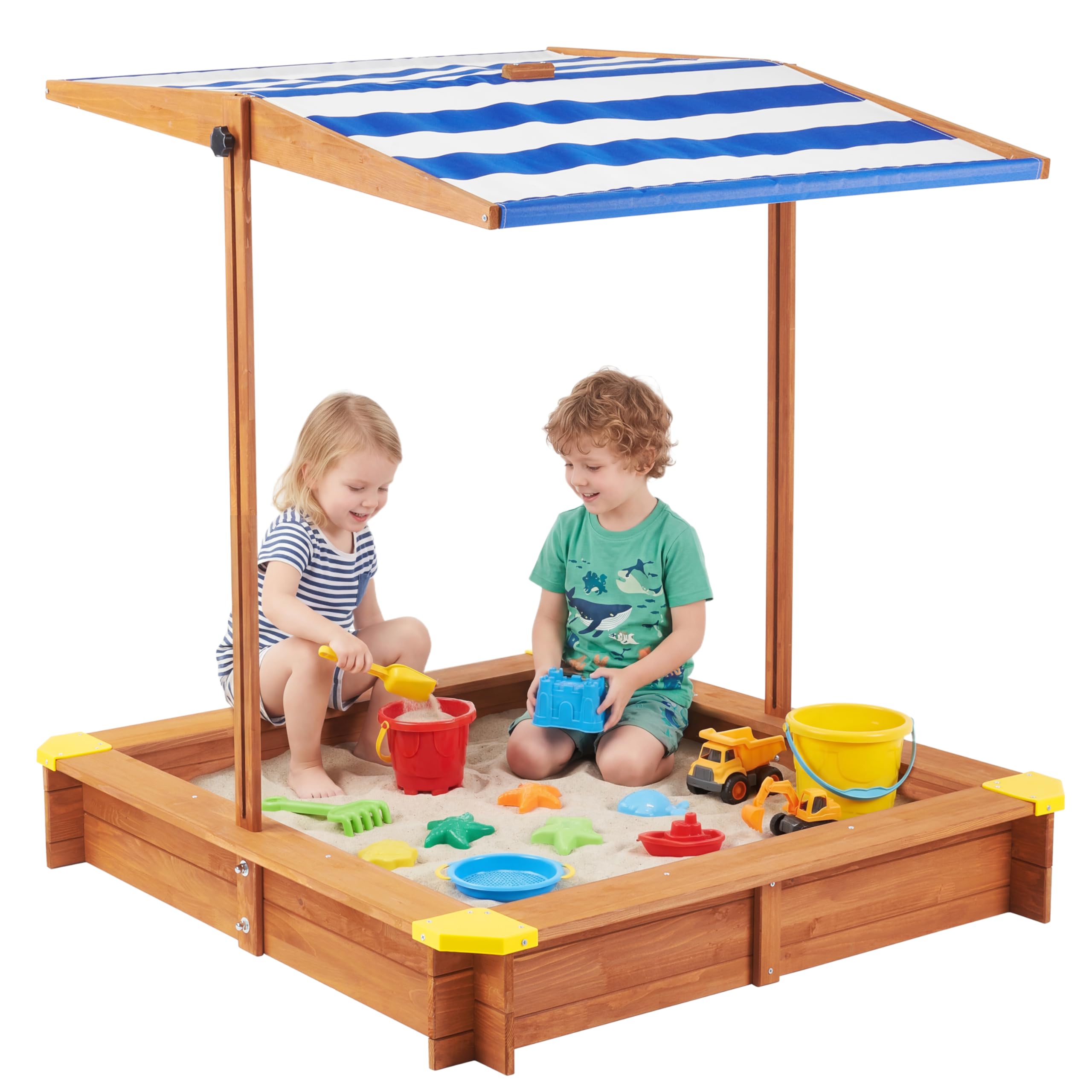 「最終値下」sandbox CLASSIC 2.0 KIDS DUSTYPINK EROMMY Kids Sandbox with Cover, Wooden with Height Adjustable Roof