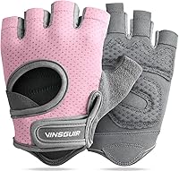 VINSGUIR Workout Gloves for Men & Women - Breathable Weight Lifting Gloves with Grip Padding for Gym, Cycling, Fitness & Training