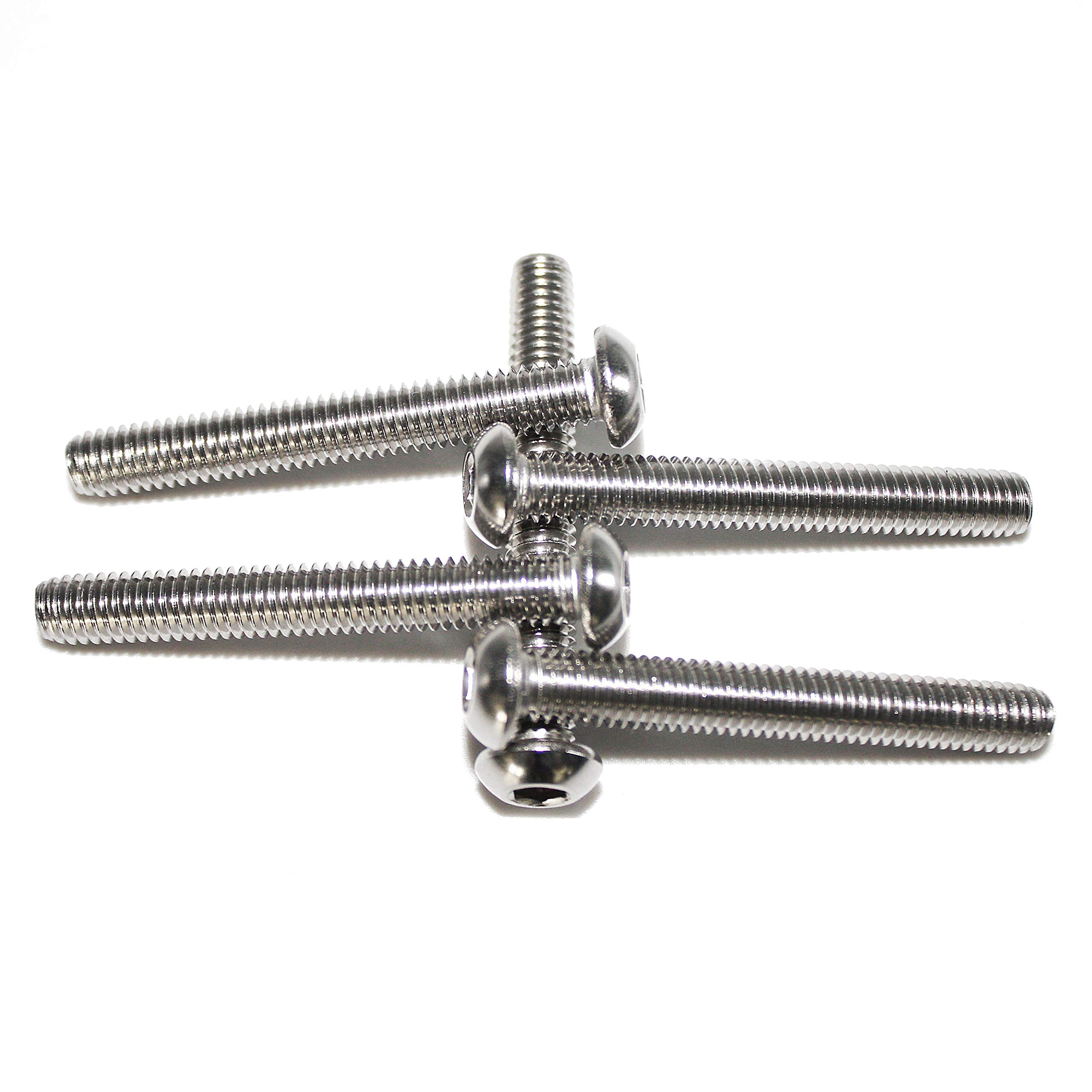 50 Stück Zylinderschrauben M4x6 mm - DIN 912 - A2 Edelstahl - Innensechskant - Zylinder Schrauben - V2A – Zylinderkopfschrauben (50, M4x6 mm 50 Stück Zylinderschrauben M4x6 mm - DIN 912 - A2 Edelstahl - Innensechskant - Zylinder Schrauben - V2A – Zylinderkopfschrauben (50, M4x6 mm