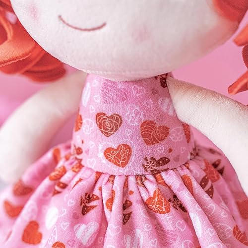 Miniatura 6 de Gloveleya Mochila para niños, A07 Redhead Loving Heart Mochila, Classic