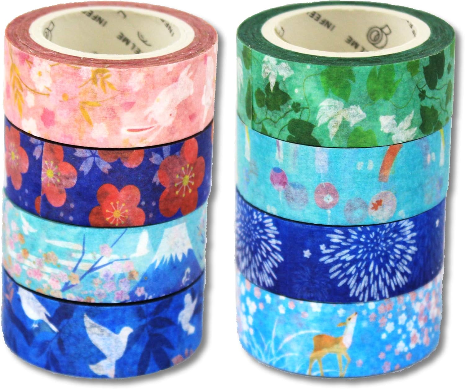 Fiomia Japanese Masking Tape Storytelling Colored Washi