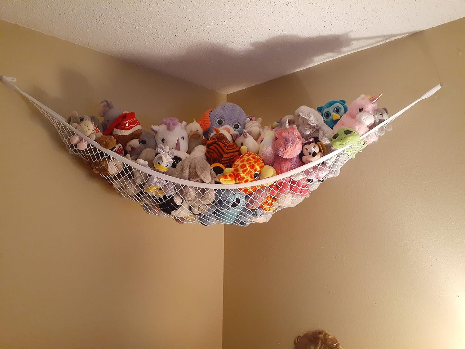 Toy Hammock, Huijukon Jumbo Toy Hammock Corner Toy Hammock Cuddly Toy