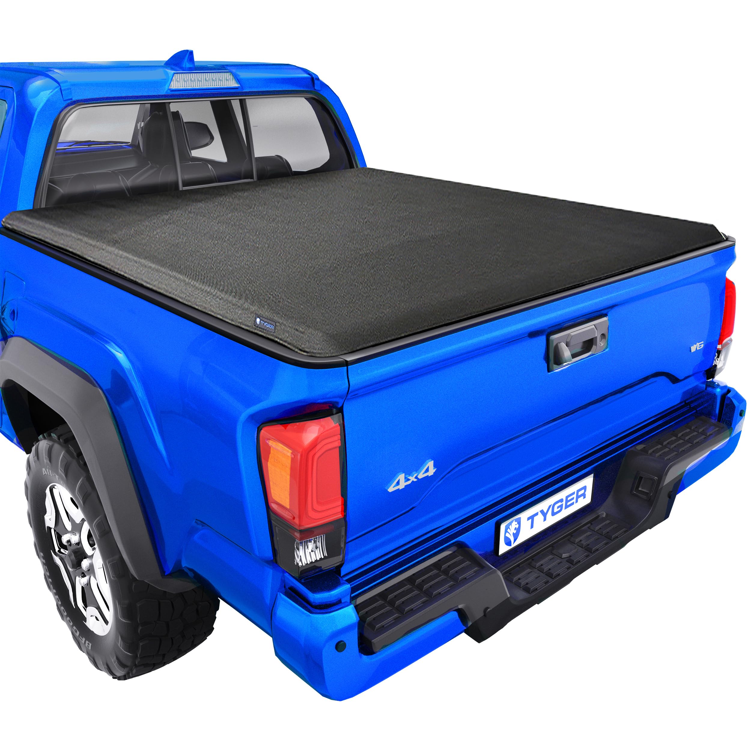 Tyger Auto T1X Soft Roll-Up in Fabric Truck Bed Tonneau Cover - truck bed and tailgate accessories | Mubboo