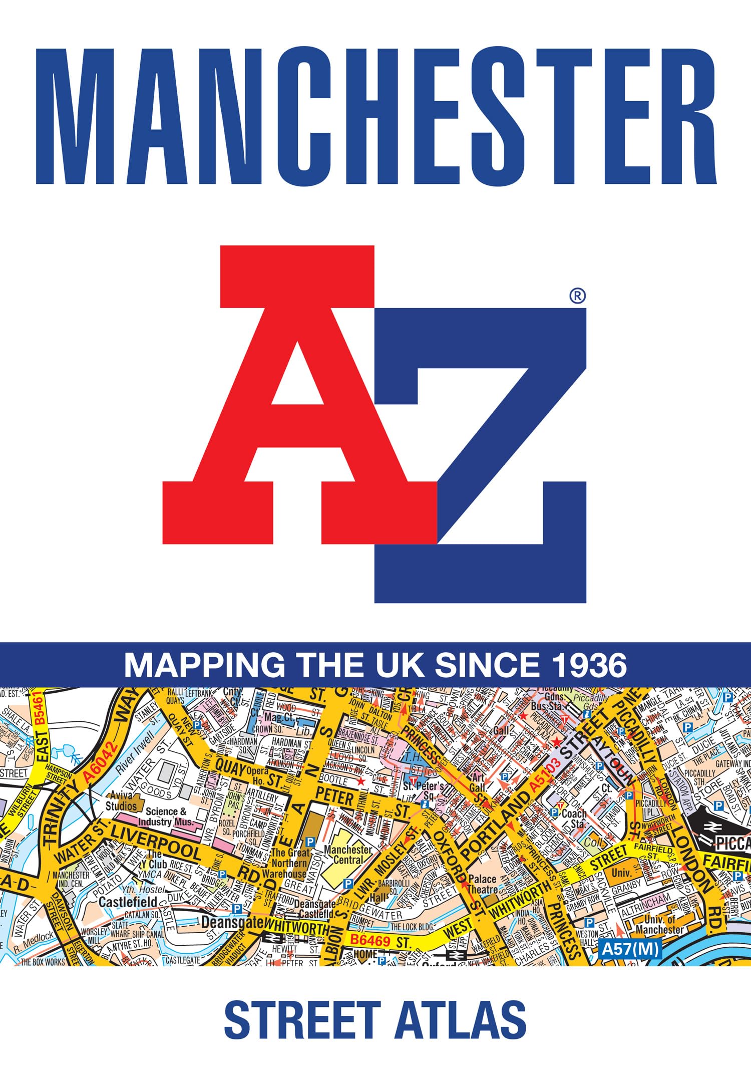 Manchester A-Z Street Atlas: Accurate street map for easy navigation (A5)