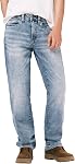 Buffalo David Bitton Hommes Relaxed Jambe droite conduit JeanJeans