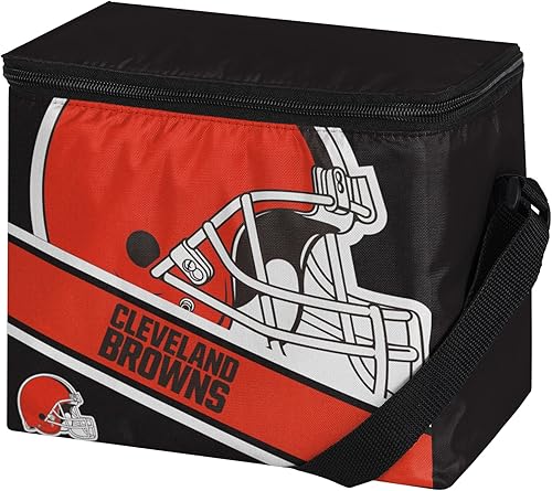 Miniatura 43 de FOCO NFL Unisex-Adult NFL Team Big Logo Stripe 6 Pack Coolers