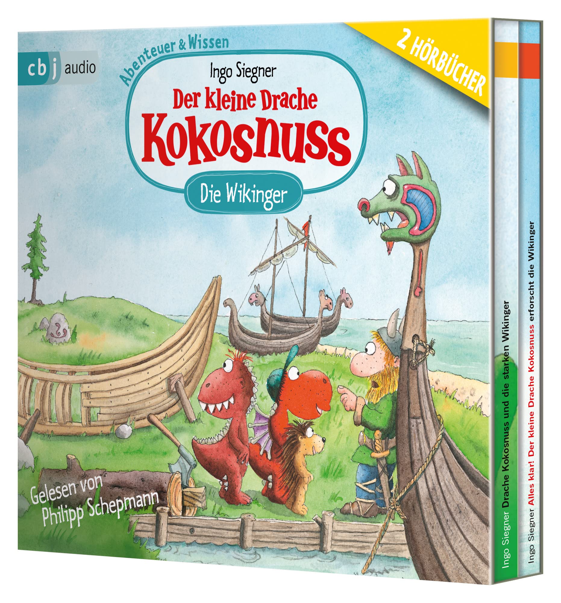 Der kleine Drache Kokosnuss – Hörbuch-Box – Die Wikinger