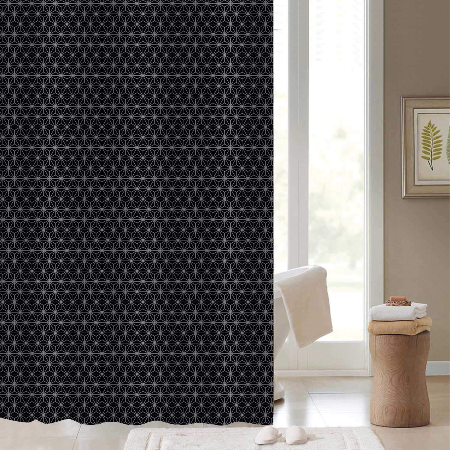 Blue Canyon Starry Night Polyester Shower Curtain