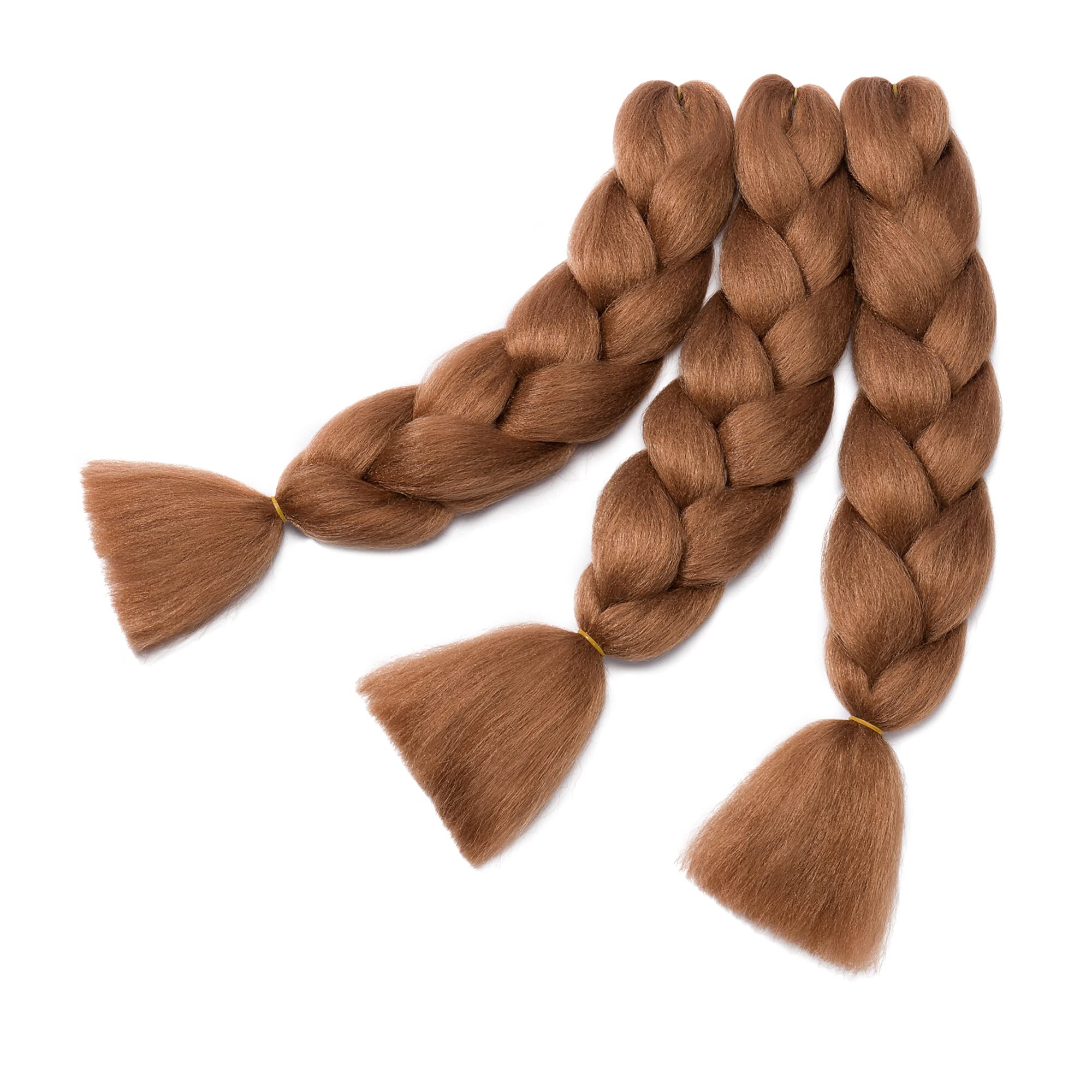 24inch Jumbo Braids Hair Extensions Ombre Braiding Hair Synthetic 3Pieces/lot Crochet Twist High Temperature African Box Braids, Sapphire Blue — view 49