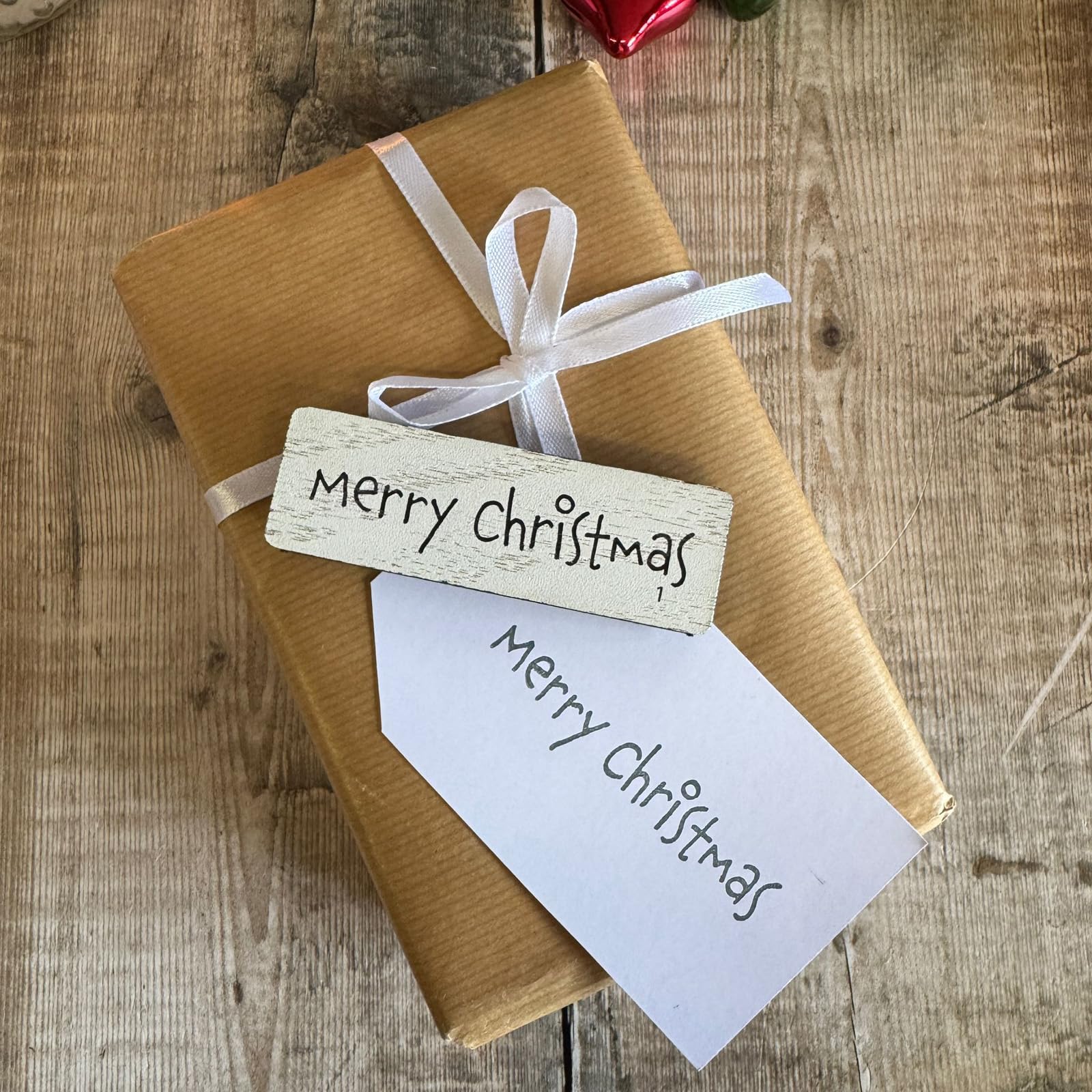 Large Merry Christmas Rubber Stamp – Holiday Crafting, Card Making, Scrapbooking, DIY Festive Projects