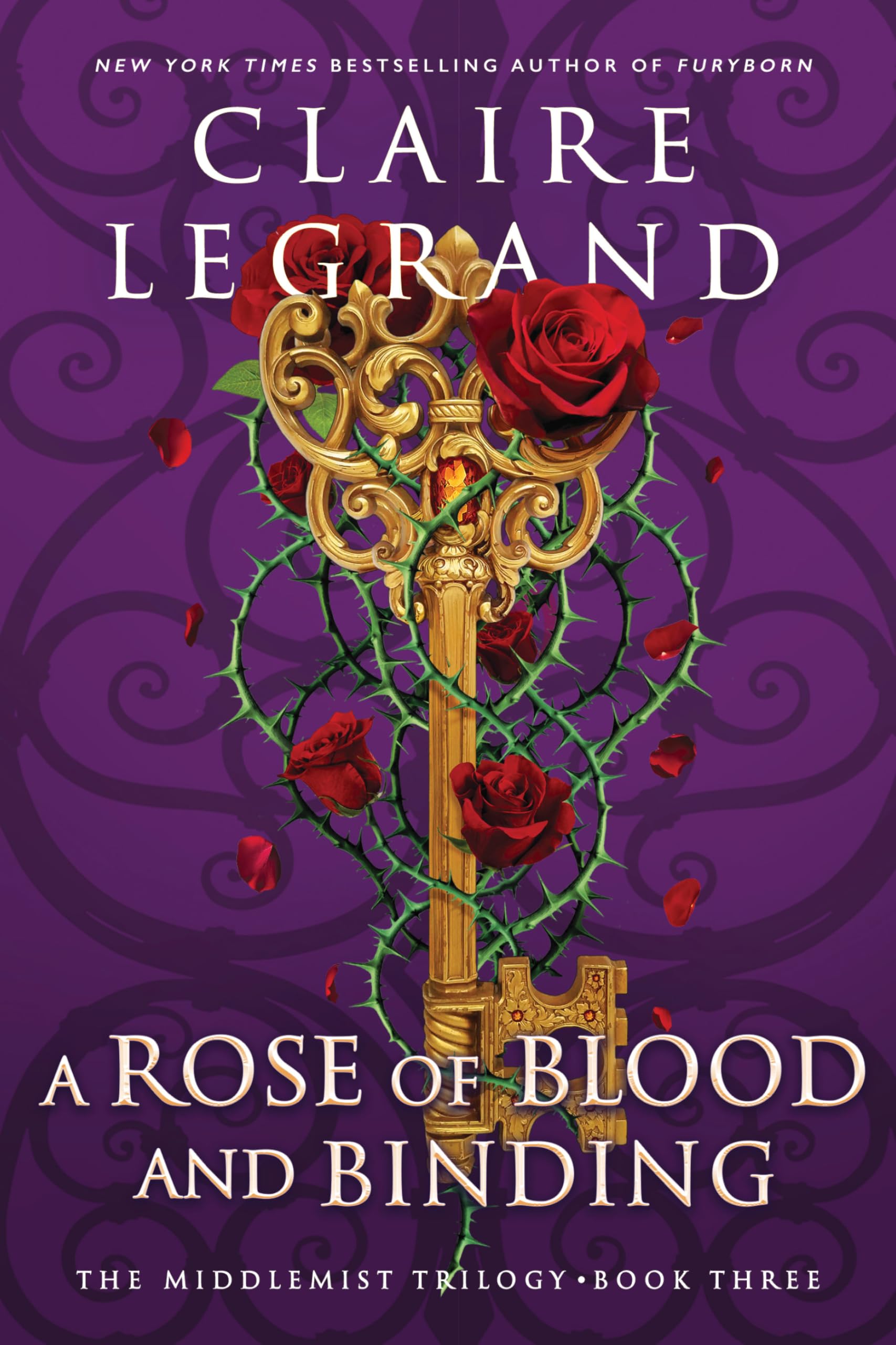 Cover of A Rose of Blood and Binding (The Middlemist Trilogy, 3)
