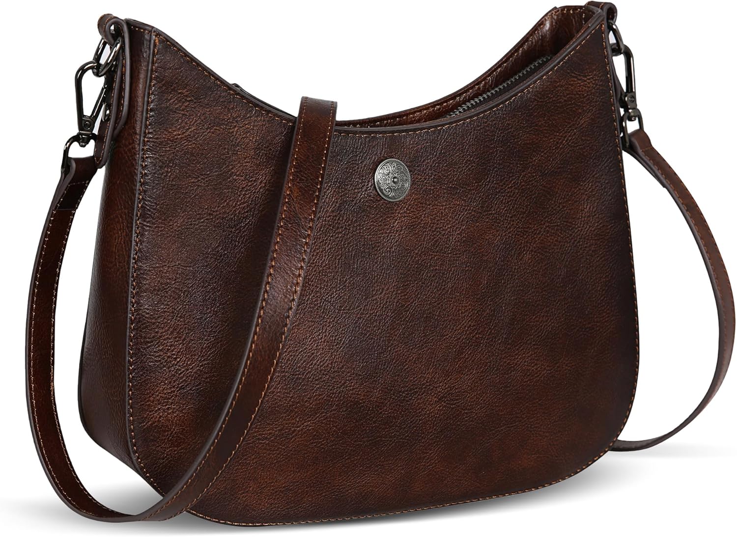 Iswee Shoulder Crescent Bag Crossbody Genuine Leather Purses for Women Handbags Trendy Satchel Designer Half Moon Pocketbooks Iswee Shoulder Crescent Bag Crossbody Genuine Leather Purses for Women Handbags Trendy Satchel Designer Half Moon Pocketbooks
