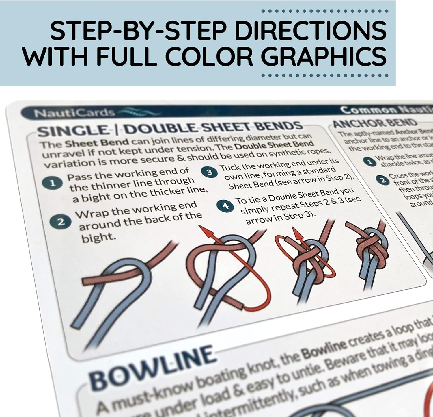 Una Representación De Diferentes Tipos De Nudos Náuticos Que Van - Main Image