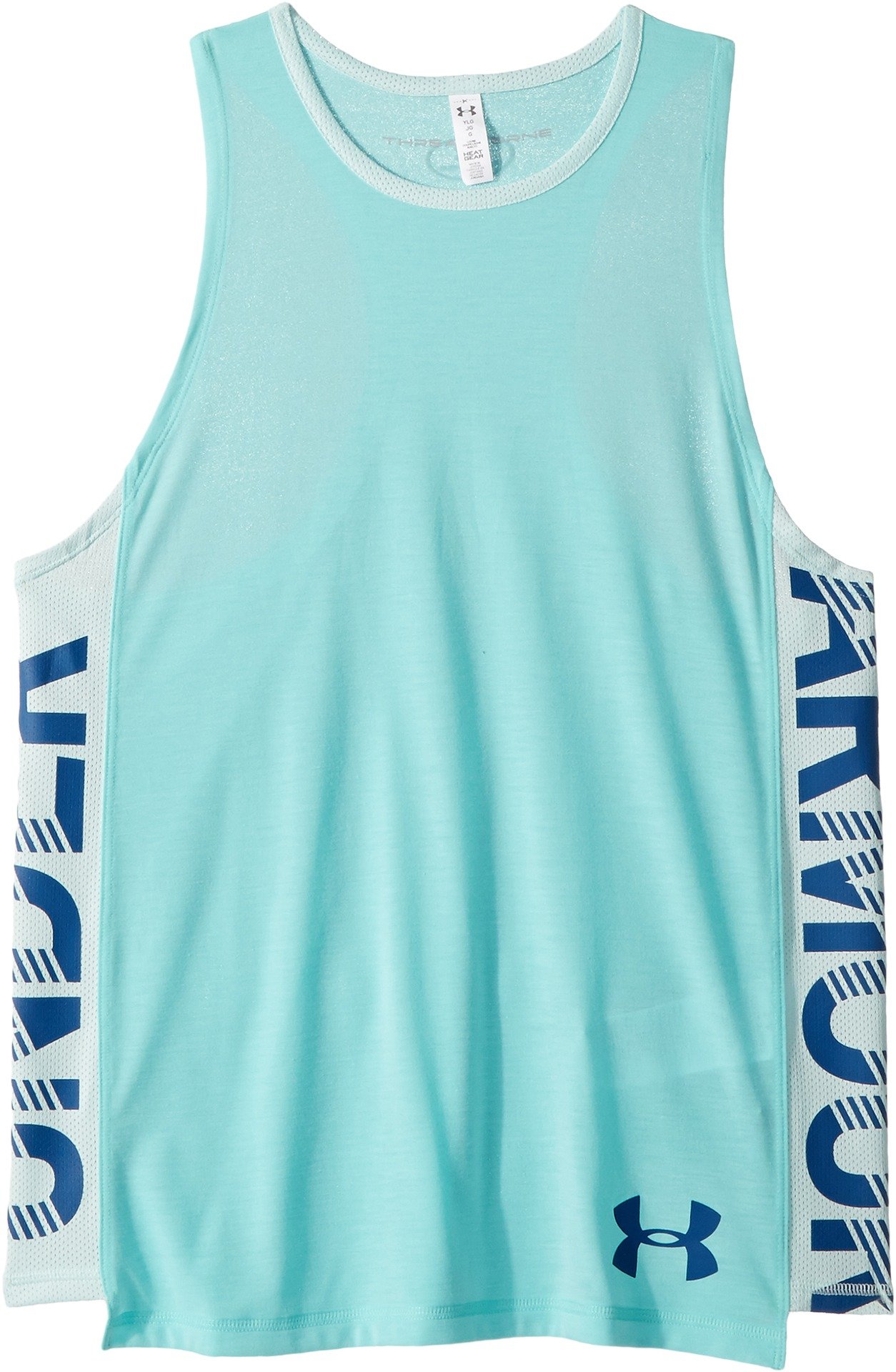 Under Armour Girls Threadborne Tank Top - Tropical Tide, X-Large