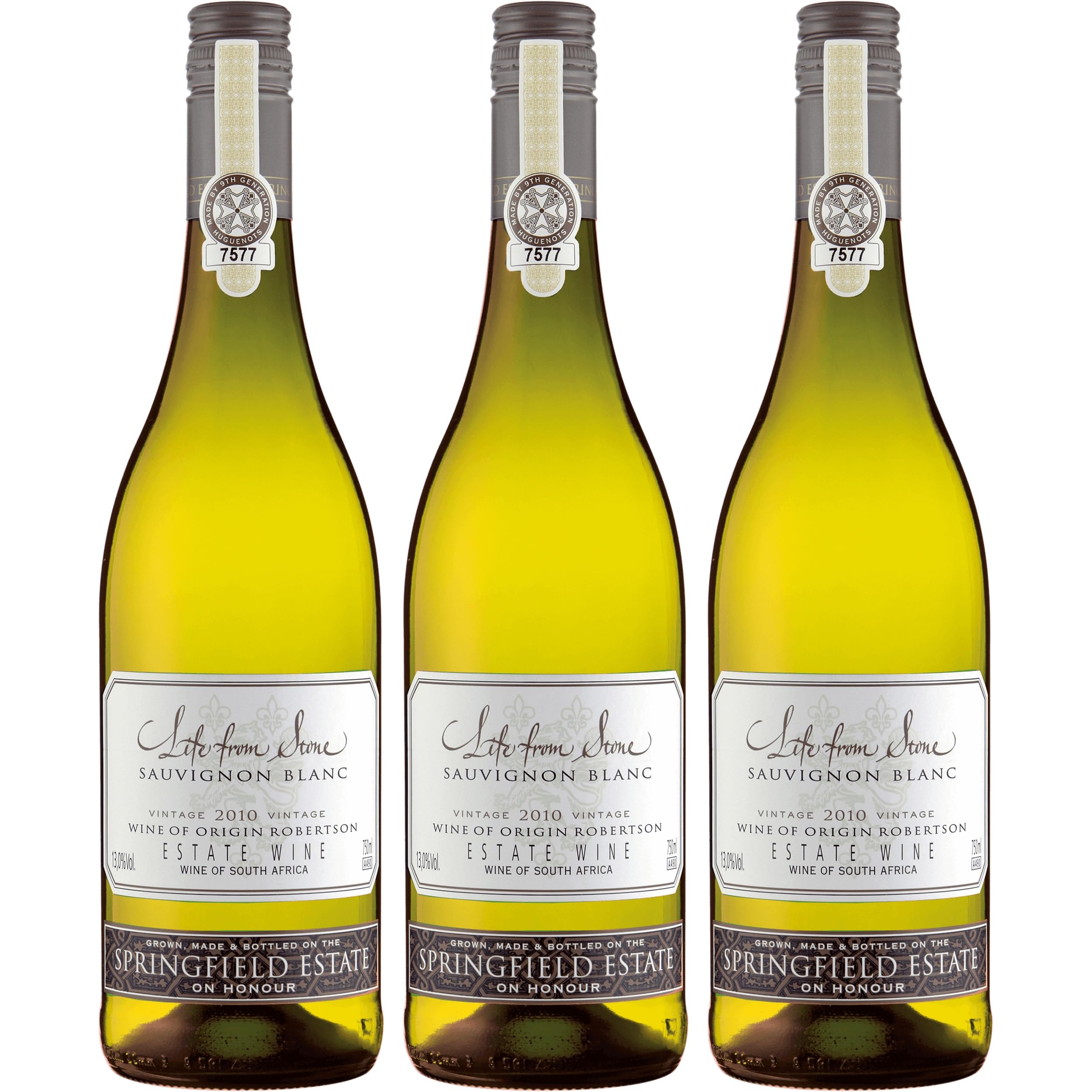 Springfield Estate Life from Stone Sauvignon Blanc Weisswein weiss trocken Südafrika inkl. FeinWert E-Book (3 x 0.75 l)
