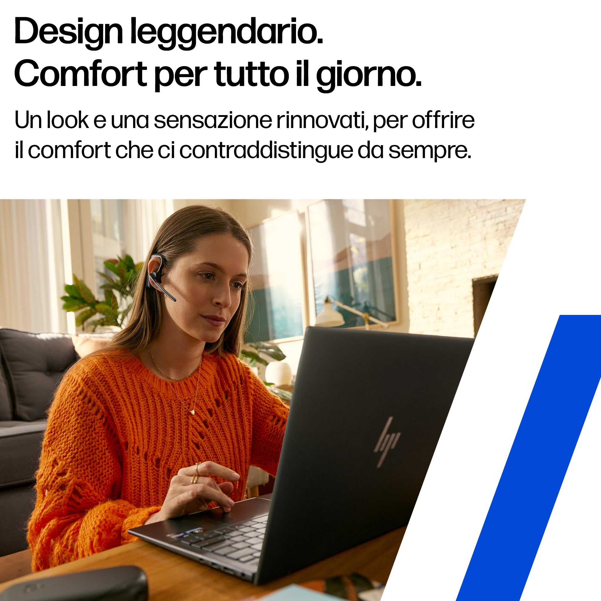 Poly Voyager Legend 30 Headset AV4P6AA con tecnologia WindSmart e design ergonomico per comunicazioni chiare
