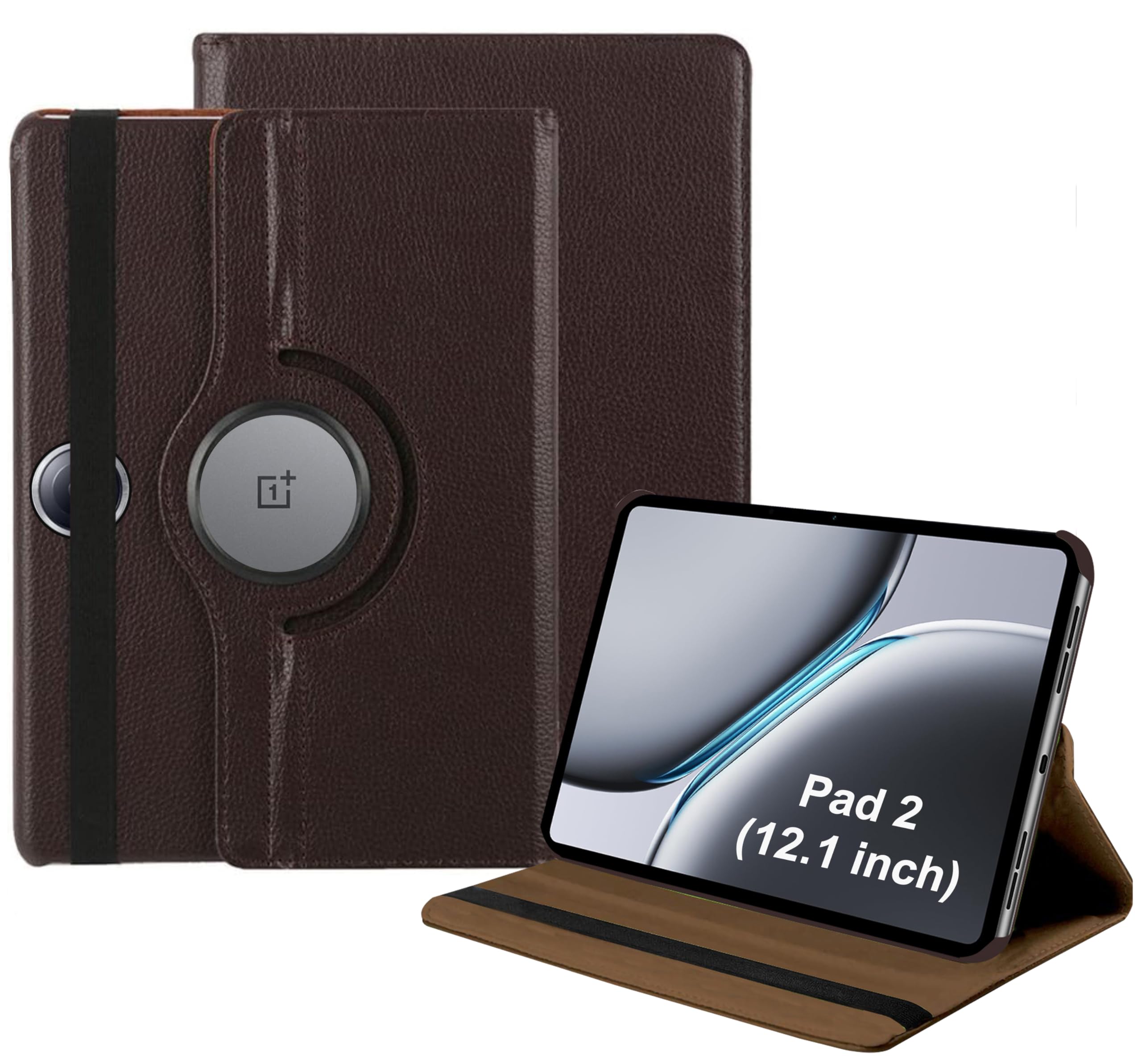 TGK 360 Rotatable Smart Flip Case Cover for OnePlus Pad 2 12.1