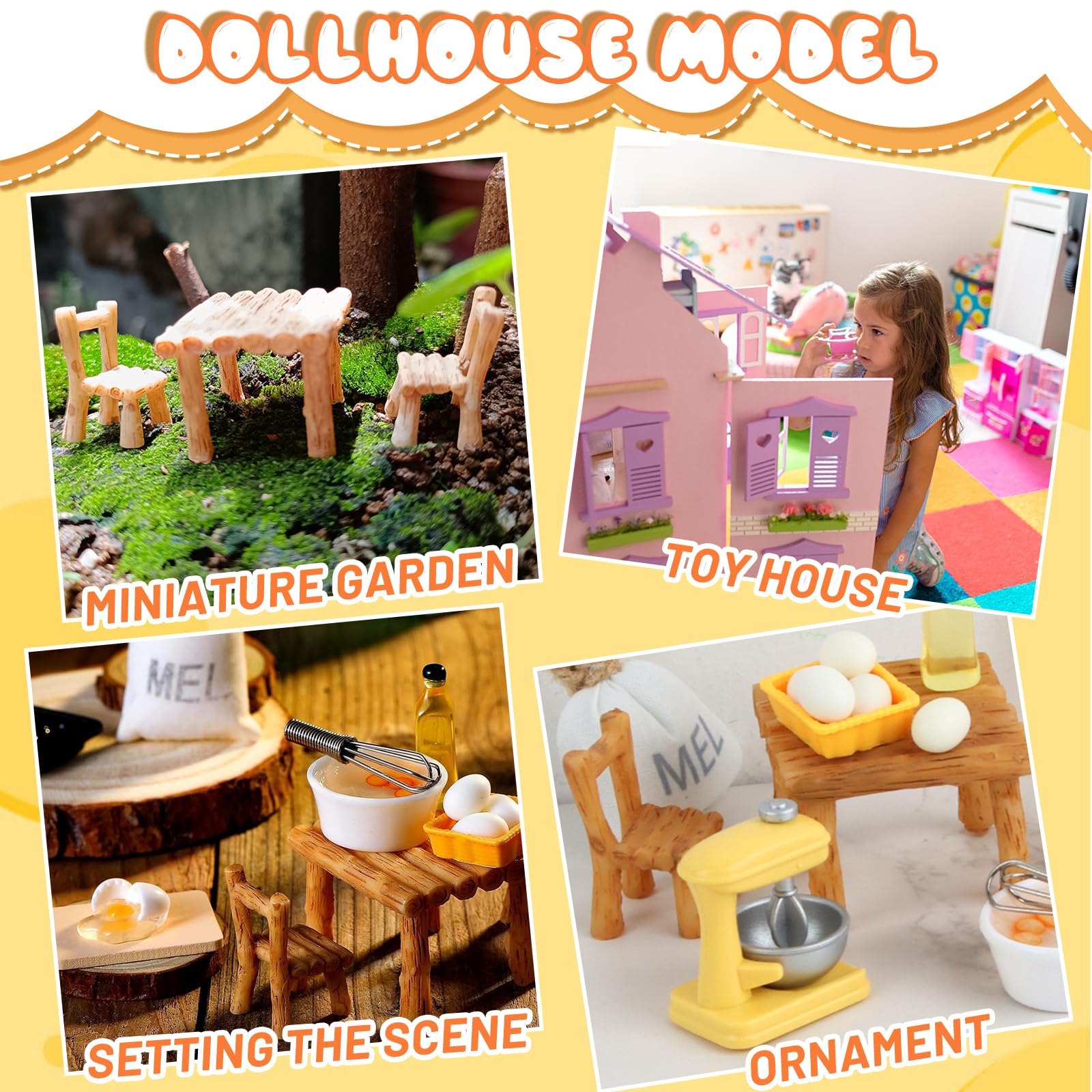 Accessori Da Cucina In Metallo Per Case Di Bambole E Miniature