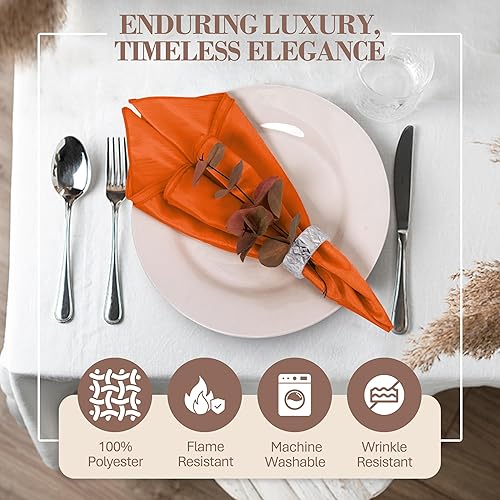 Miniatura 221 de Ultimate Textile -1 docena - Reversible Shantung Satin - Majestic - Servilletas de tela Majestic de 17 x 17 pulgadas color azul pizarra