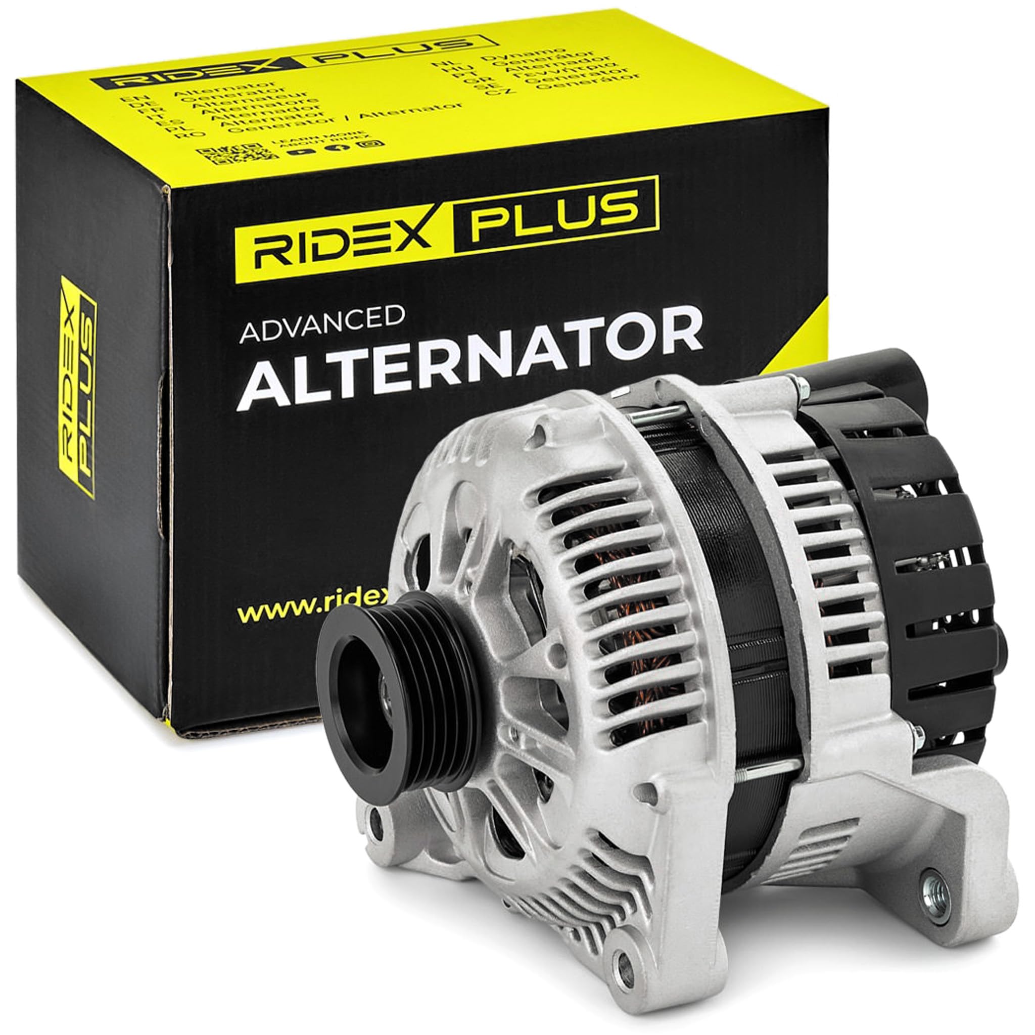 RIDEX PLUS 4G0128P Alternador con regulador incorporado Compatible con BMW 3 Sedán E46