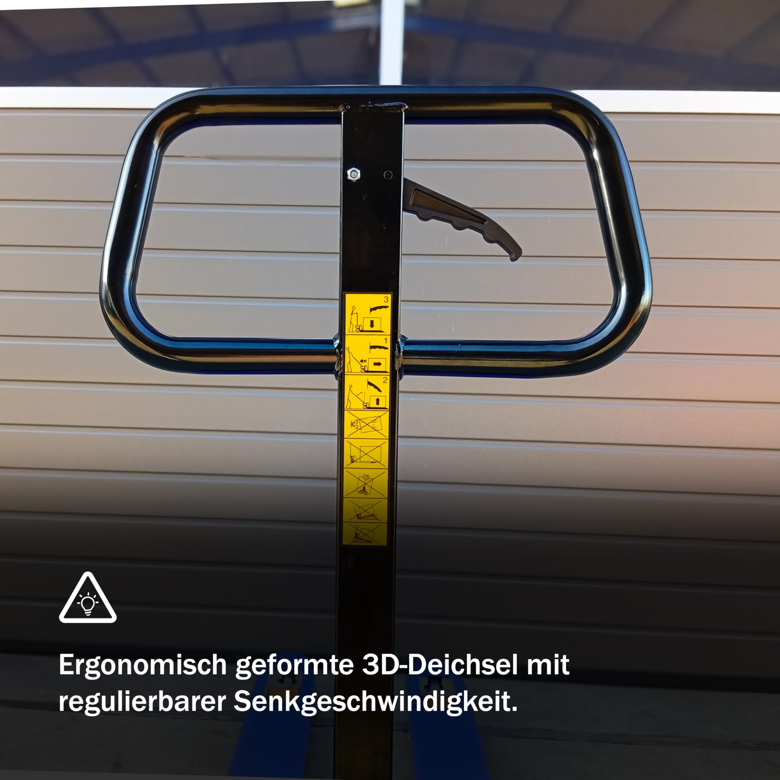 MF Gabelstapler GS25EVO Hubwagen Handhubwagen 2500 kg – Palettenhubwagen Tandemlastrollen, 1150 mm Gabellänge, 525 mm Gabelbreite, Gummi-Lenkrollen, PU-Lastrollen, Made in Italy