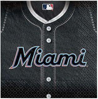 Miami Marlins Party Napkins - 6 1/2