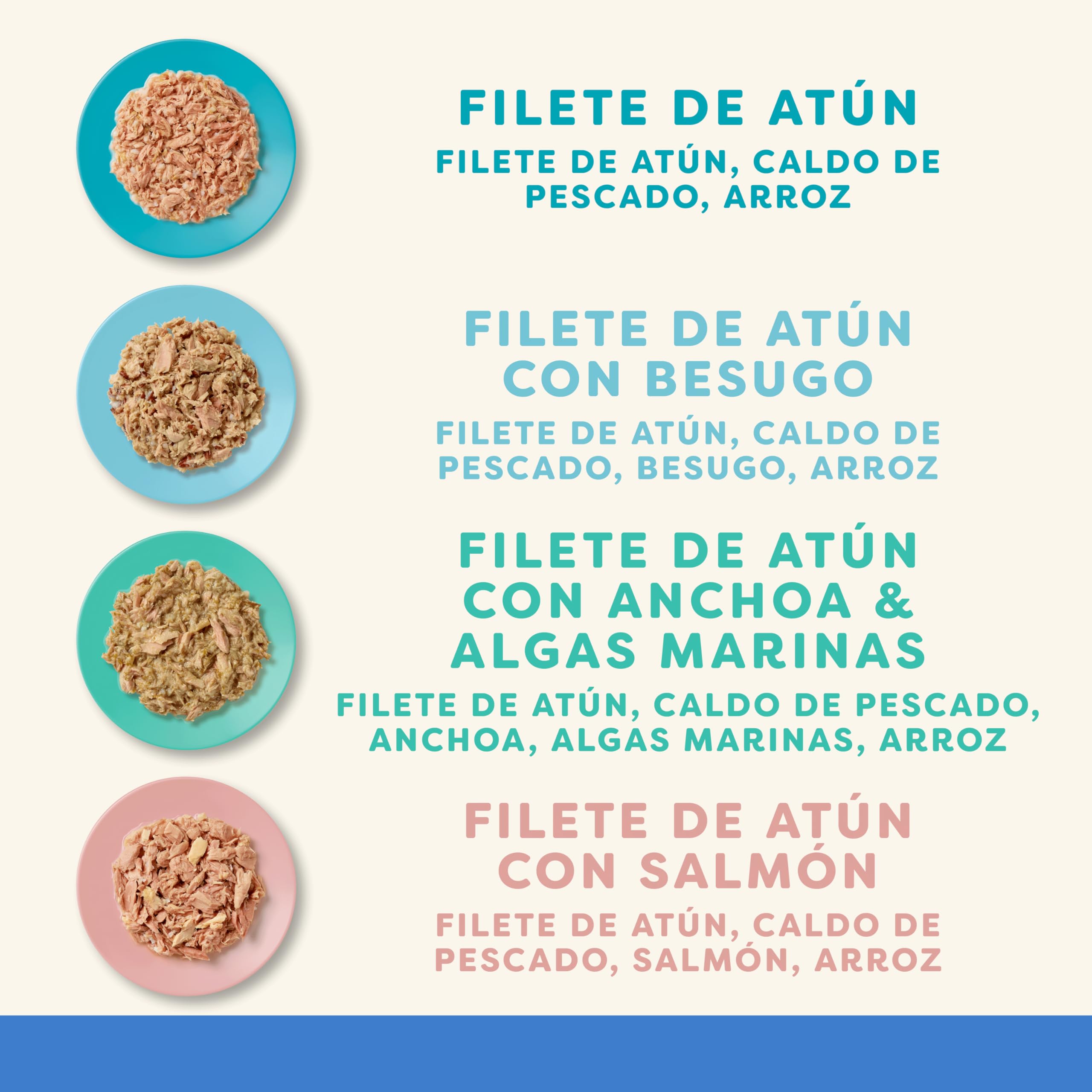 Applaws 100% Natural Comida Húmeda para Gatos, Bolsa Multipack Selección de Pescado en Caldo - Paquete de 24 Bolsas de 70 g